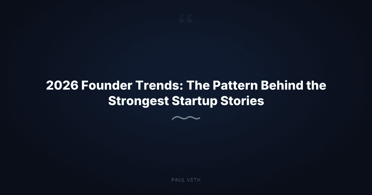 2026 Founder Trends: Identity, AI, and Building From Who You Are