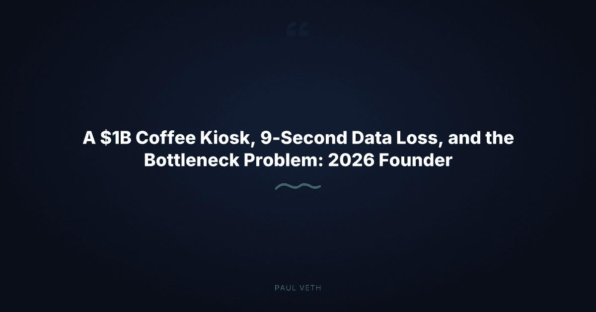 2026 Founder Trends: Scale Fast, Break Things, Pay the Price