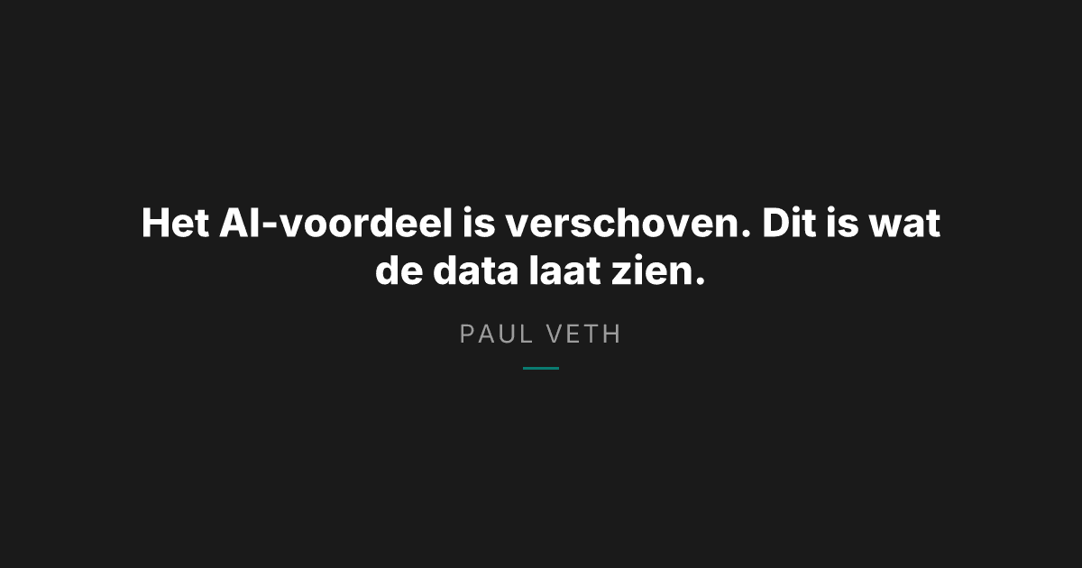AI-trends 2026: intelligentie is niet langer het voordeel
