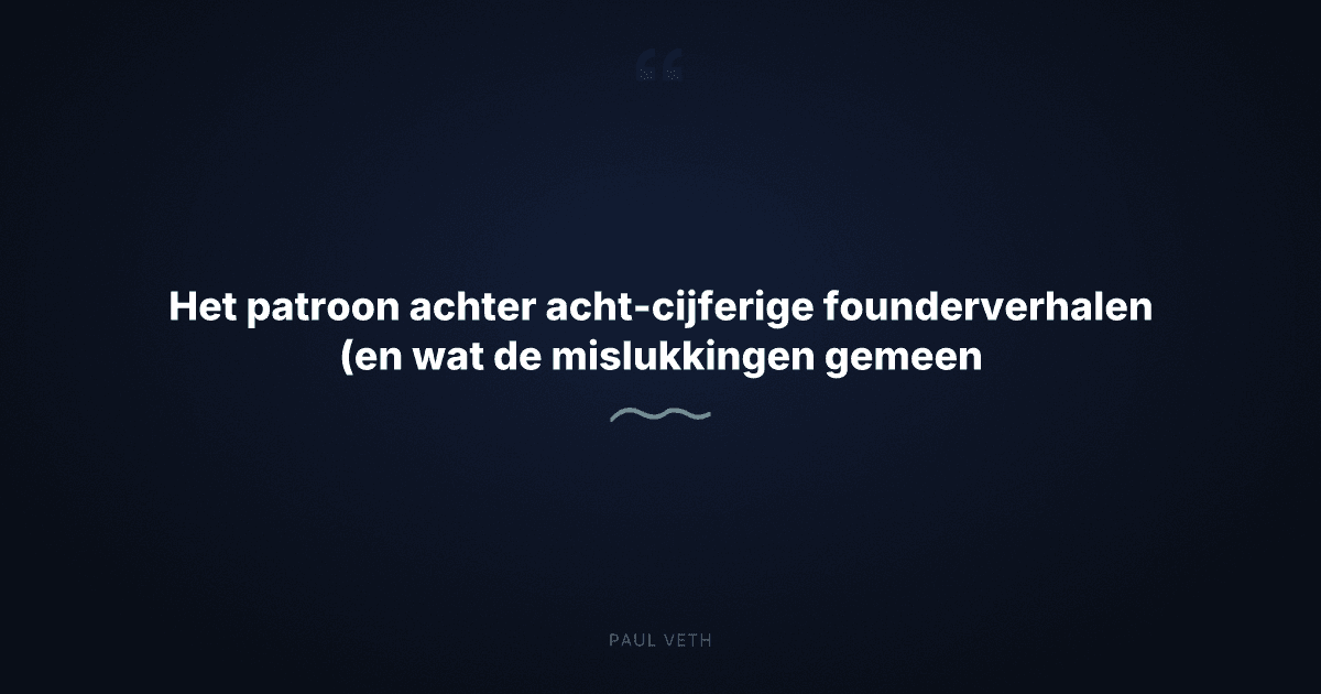 Bouwen vanuit identiteit: wat acht-cijferige merken weten dat de meeste founders missen