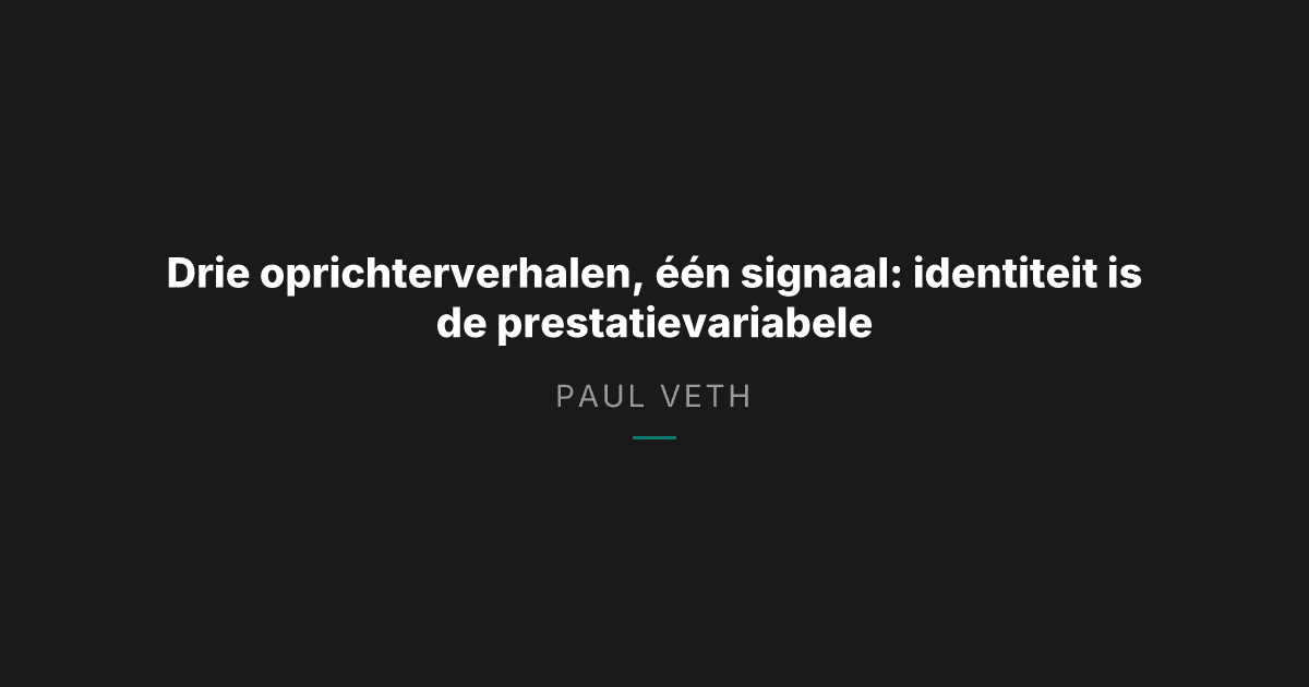 Waarom drukke oprichters zichzelf kwijtraken