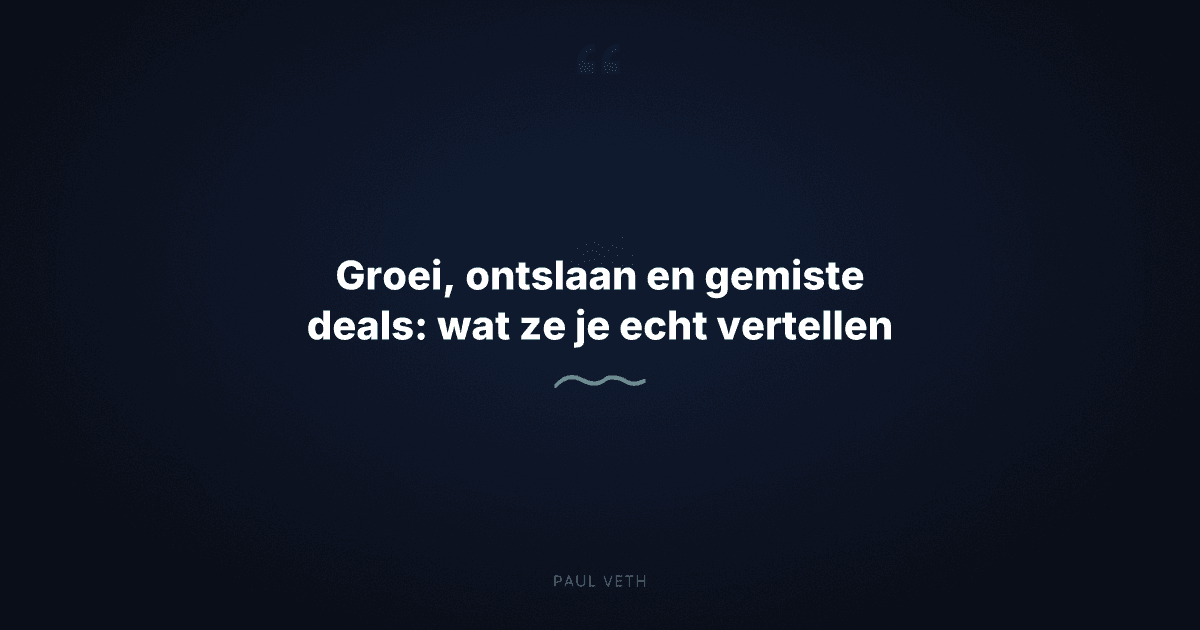 Hoe ondernemers echt leren: groei, ontslaan en de deals die je liet liggen