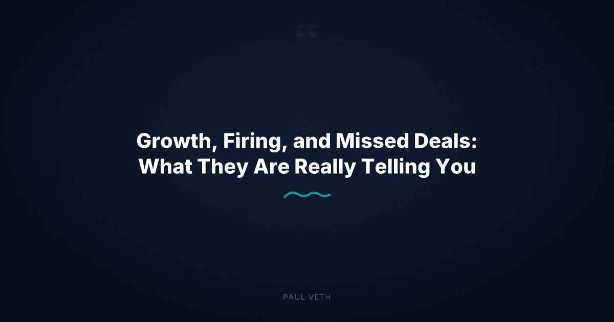 How Founders Actually Learn: Growth, Firing, and the Deals You Passed On