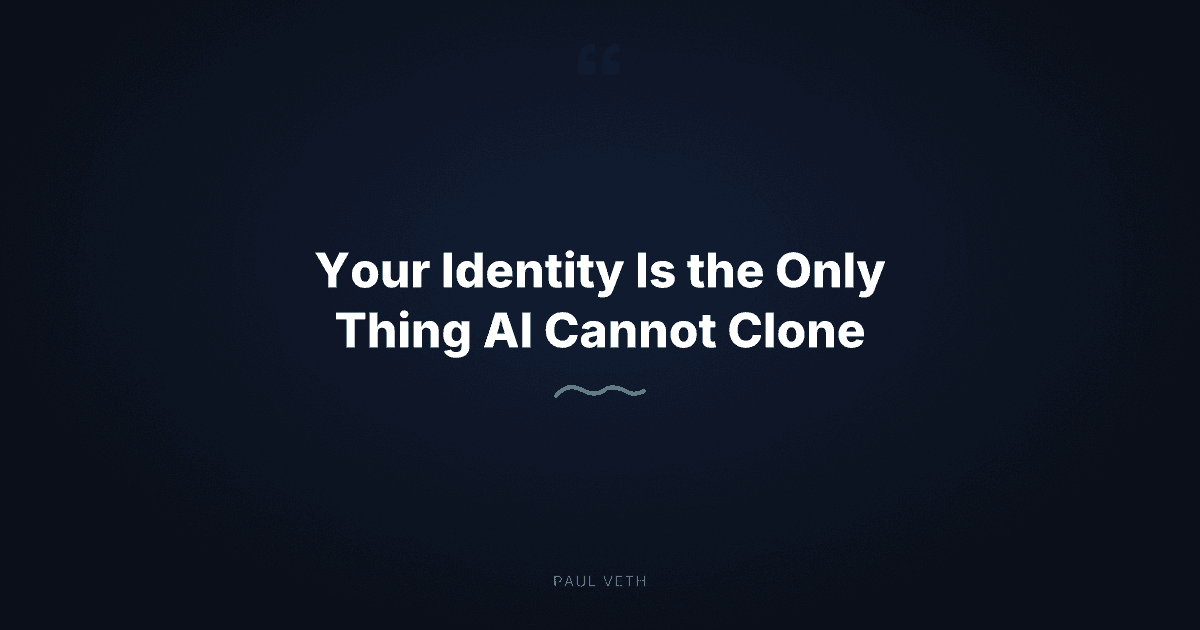 How to Stay Irreplaceable When AI Can Clone Your Skills