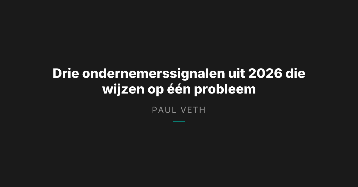 Merk, snelheid en AI: waar ondernemers de fout ingaan in 2026