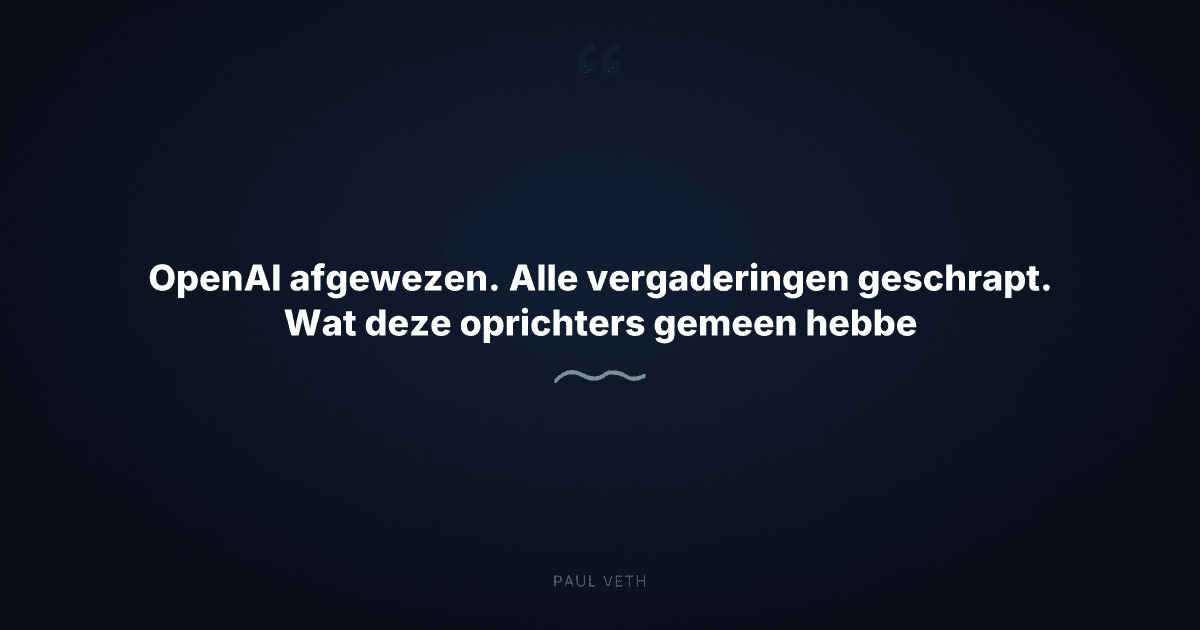 Hoe je identiteit als oprichter elke zakelijke beslissing bepaalt