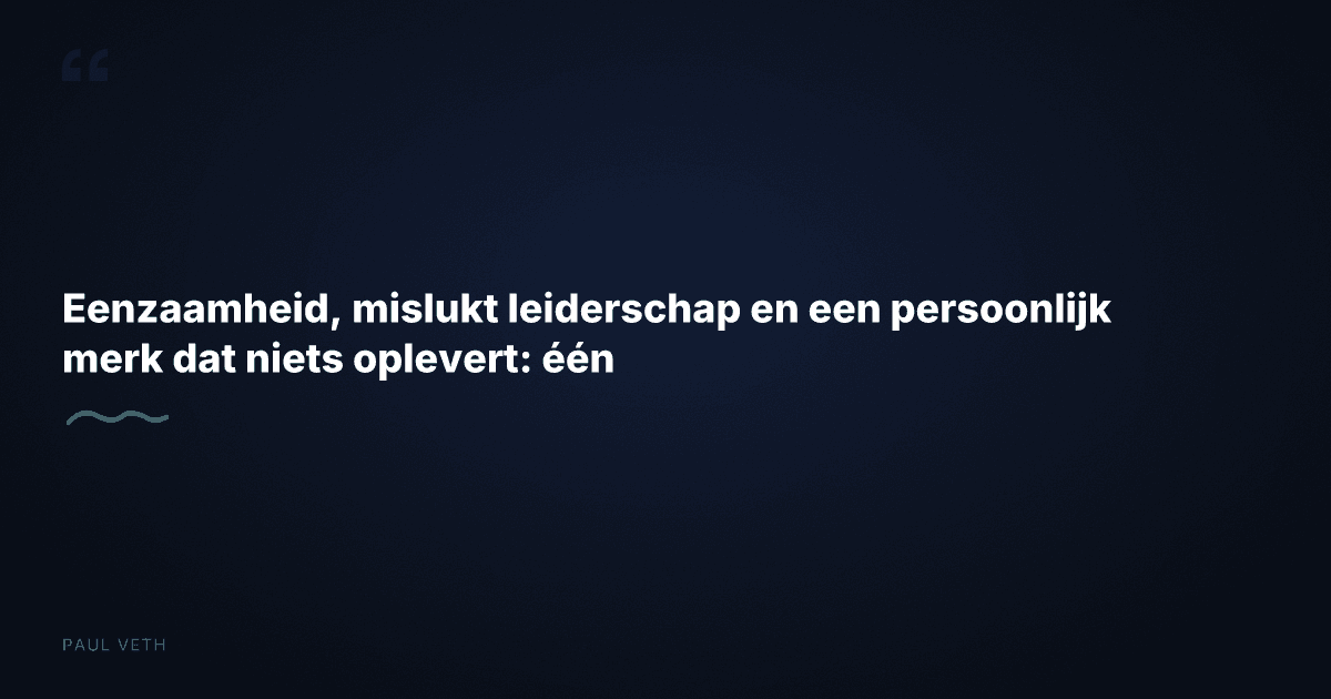 Waarom jouw identiteit als oprichter je concurrentievoordeel is, geen probleem