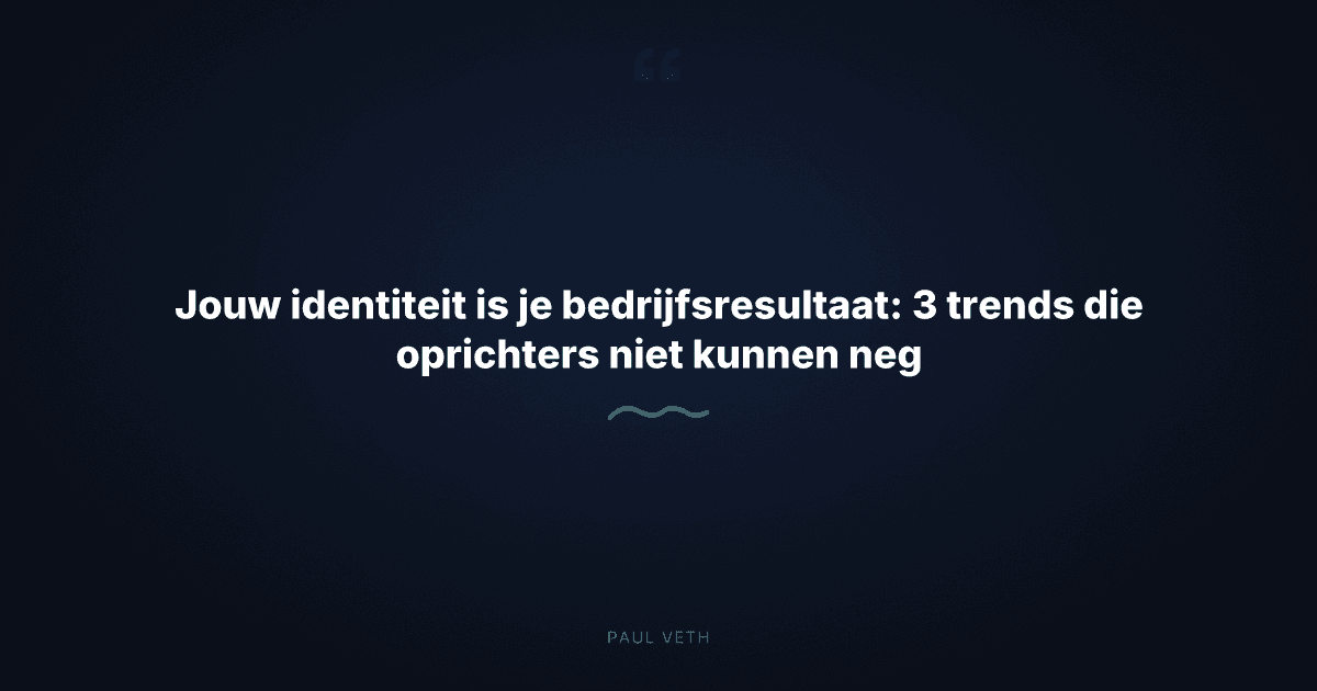 Personal brand trends 2026: identiteit is de kern van je prestaties